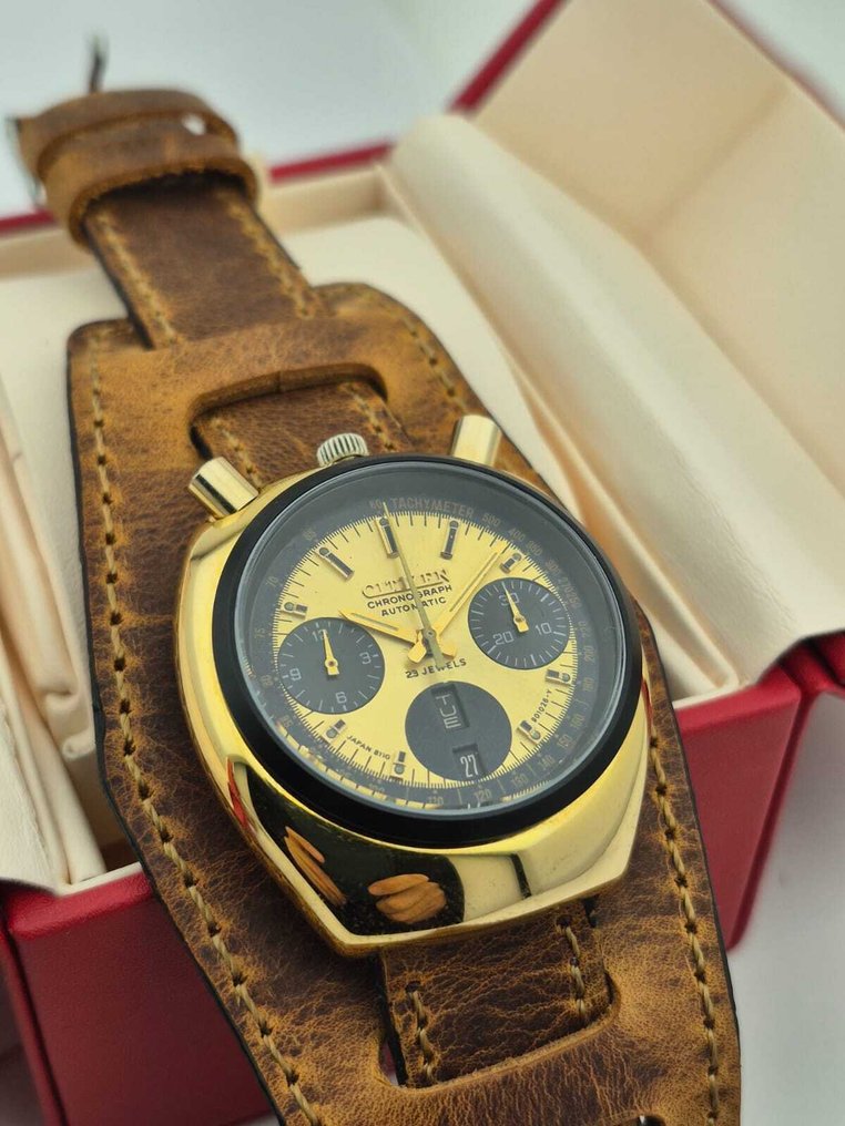 Citizen - 没有保留价 - Bullhead Brad Pitt Chronograph Vintage - 男士 - 1970-1979  #1.0
