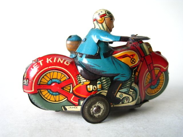 Onbekend - Τσίγκινο παιχνίδι - Jet King Indian Motorcycle & Sidecar - 1950-1960 - Ιαπωνία #3.2