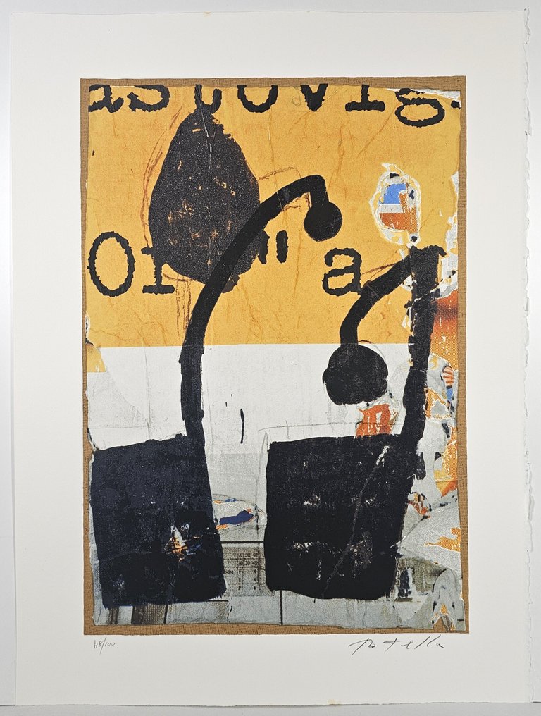 Mimmo Rotella (1918-2006) - Mirò in Nero #1.0