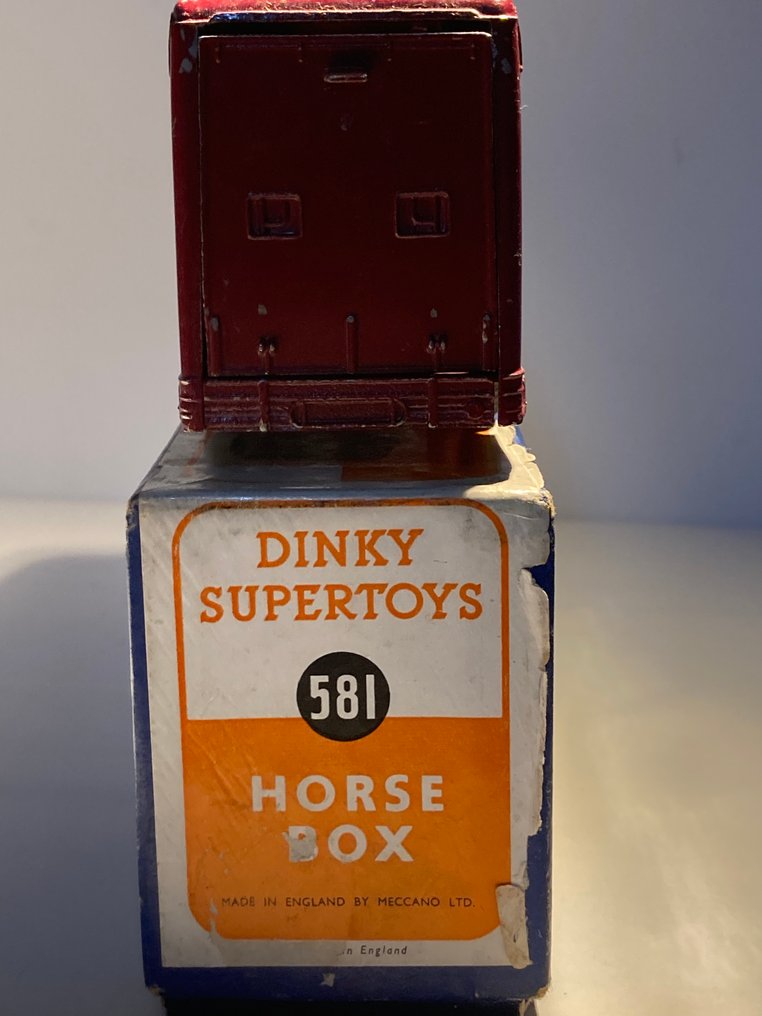 Dinky Toys 1:43 - Modell-lastebil - Dinky Supertoys 581 Horse Box, Boxed #4.3