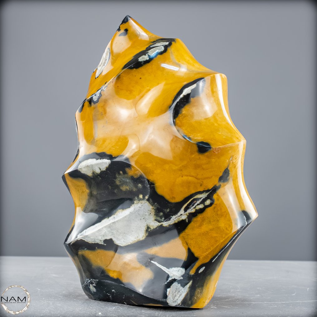 Nova descoberta! Jaspis natural raro - Chalcedony Flame- 2077.16 g #1.0