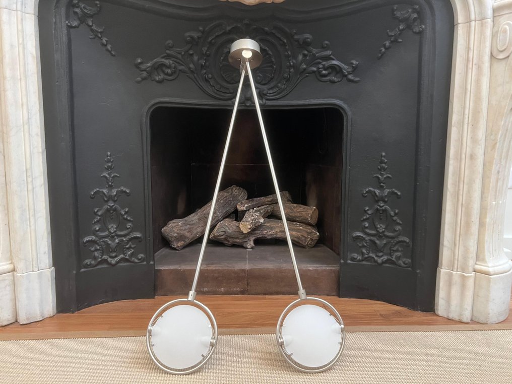 Fontana Arte - Κρεμαστό φωτιστικό (2) - Γυαλί οπαλίνης - LAMPADA FONTANA ARTE #2.1