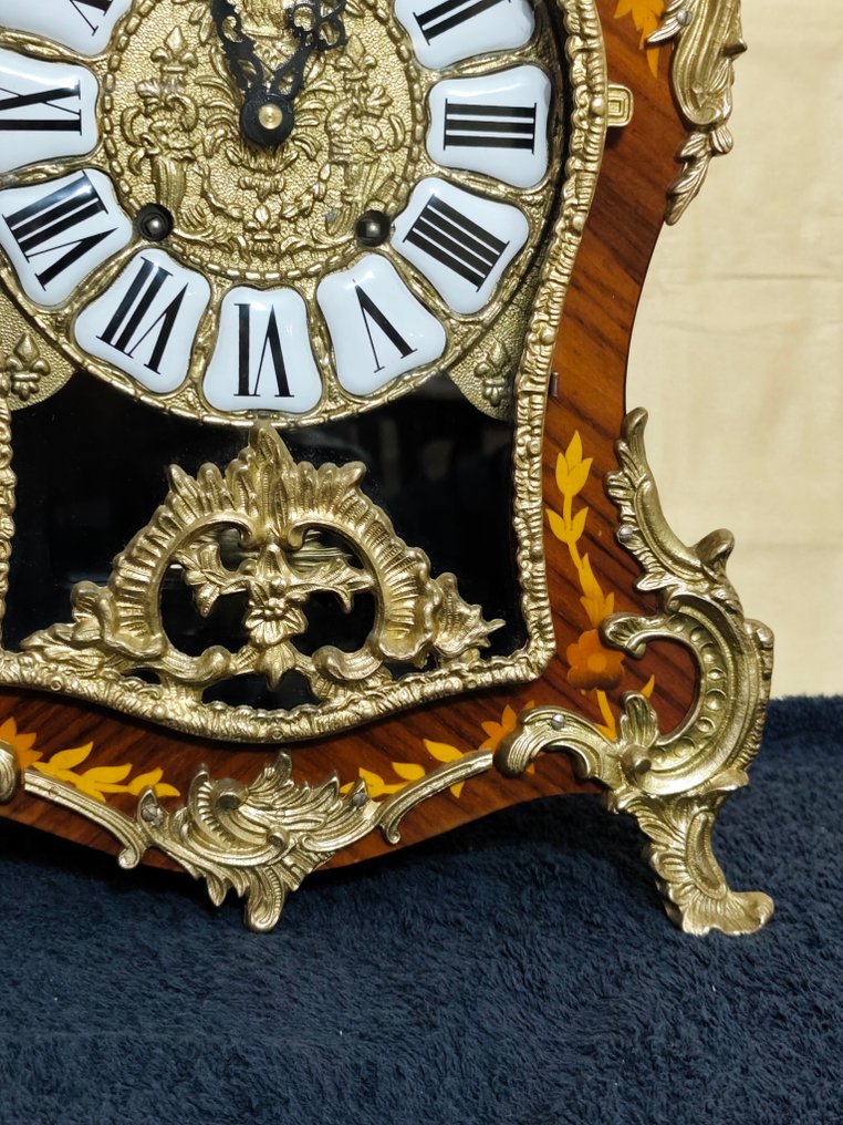 Boulle-klocka - Trä, Mässing - 1960-1970 #2.1