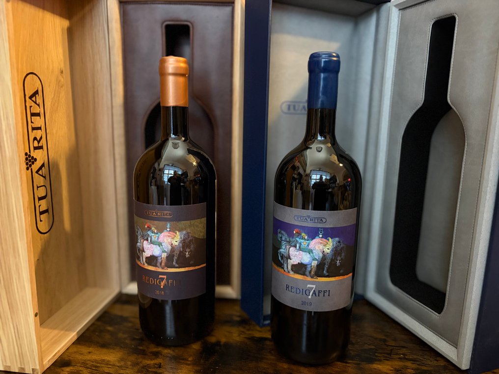2018 , 2019 Tua Rita Redigaffi - 托斯卡納, 超級托斯卡納 - 2 馬格南瓶 (1.5L) #1.0