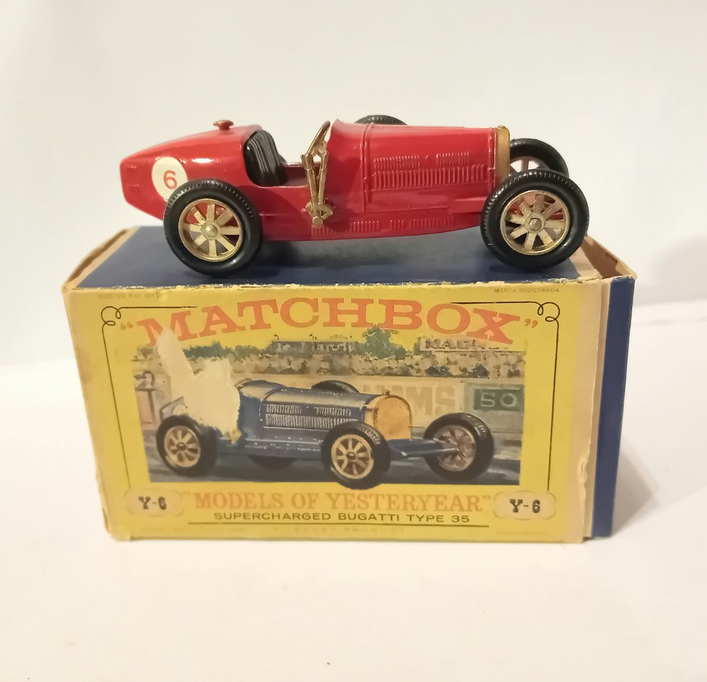 Matchbox 1:43 - Αγωνιστικό αυτοκίνητο μοντελισμού  (3) - Bentley (Y5) Bugatti (Y6) Mercedes (Y7) - Μοντέλα του παρελθόντος #3.2