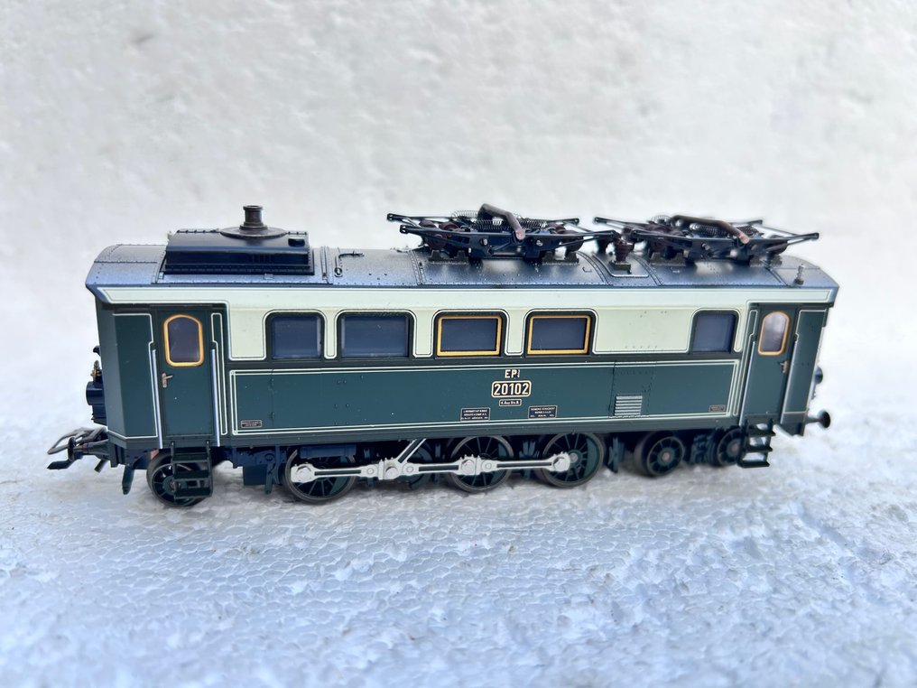 Märklin H0 - 34060 - Ηλεκτροκίνητη ατμομηχανή (1) - Μηχανή ατμού με συρόμενο βαγόνι S 3/6 - K.Bay.Sts.B #2.1