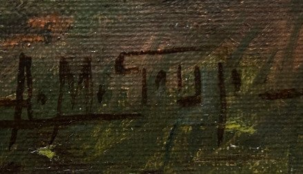 A. M. Geijp (1855 - 1926) - Aan het werk in het bos #2.1