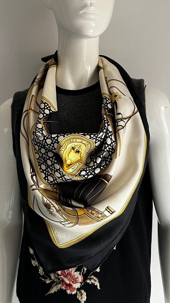 Hermès - Les Voitures A Transformation by Françoise de la Perrière - Sciarpa #1.0