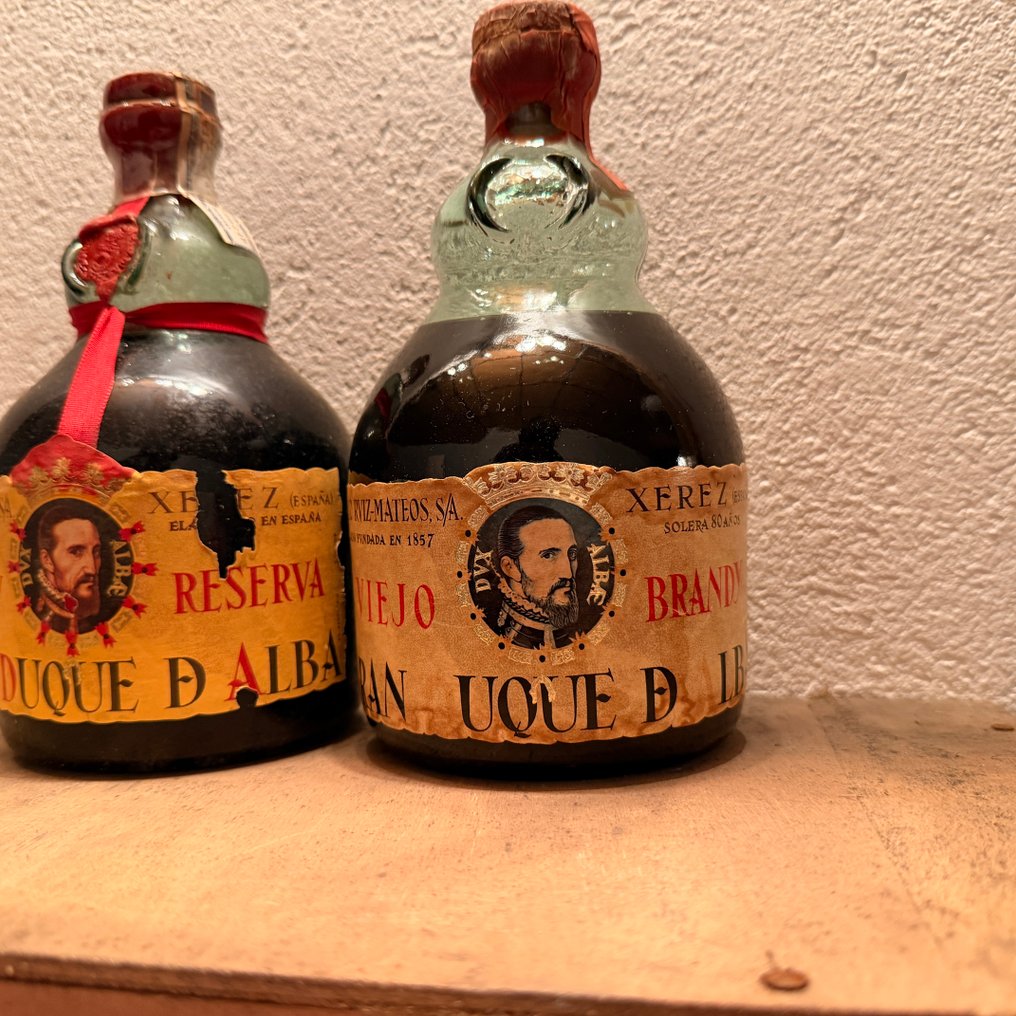 Gran Duque d'Alba Ruiz-Mateos - brandy Reserva & Viejo  - b. 1970年代 - 75厘升 - 2 瓶 #2.1