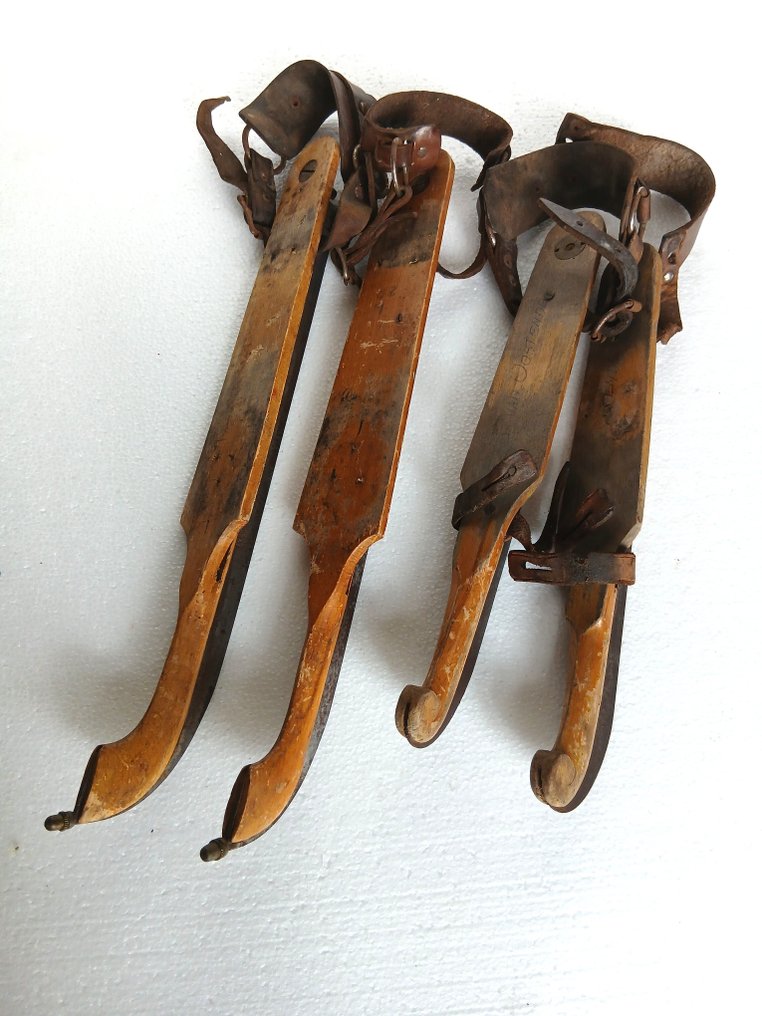 J. Nooitgedacht & zoon. ijlst - Εργαλεία (2) - αντίκες ξύλινες πατίνια #1.0