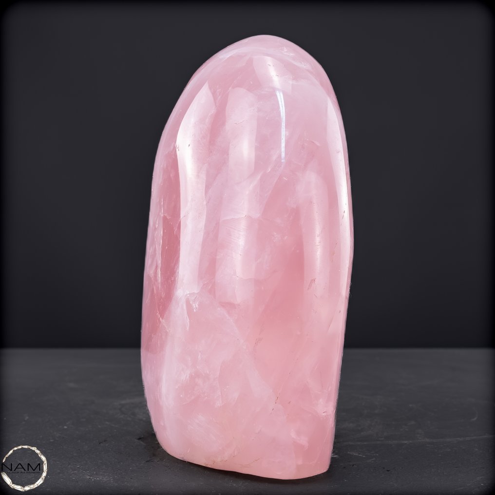 浓郁色彩天然玫瑰石英来自巴西 自由形式- 1351.25 g #4.3