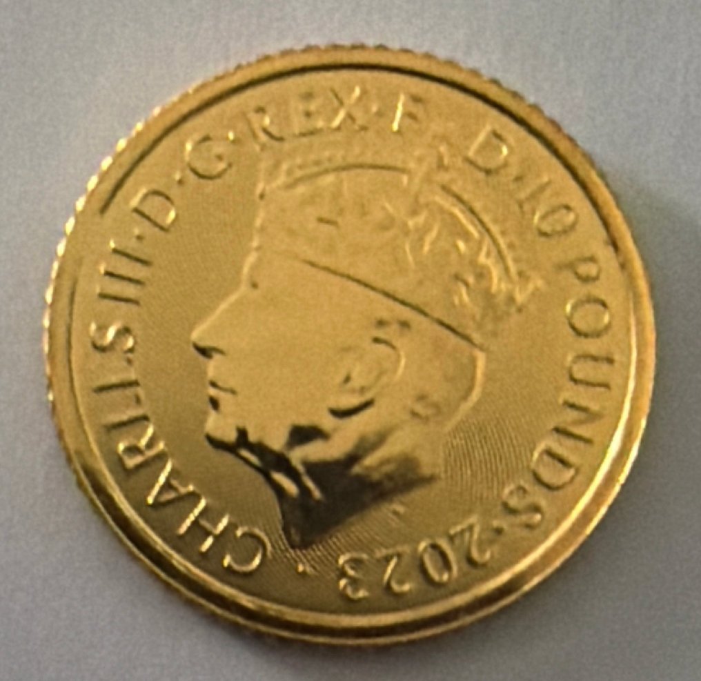 Storbritannia. 10 Pounds 2022 1/10 Oz  (Ingen reservasjonspris) #1.0