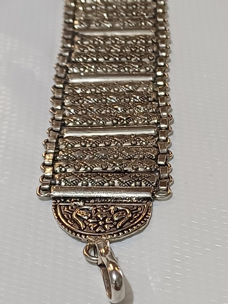 Argento - Bracciale - Steling India Etnico #1.0