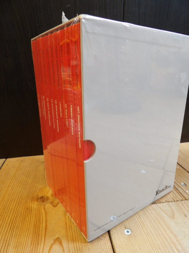 Suske en Wiske - Met Suske en Wiske terug in de geschiedenis - 1 t/m 10 in verzamelbox - 1 X-boks med 10 albums - 2010 #2.1