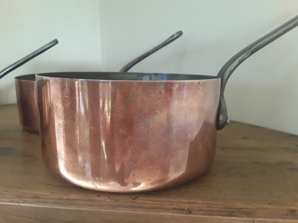 Les Cuivres de Faucogney - 烹饪锅套装 (4) - 铜, 金属 - 铜制锅具套装 #2.1