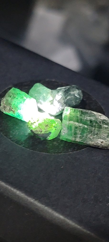 Emerald Rough- 3.86 g - (4) #1.0