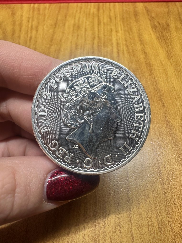 Ηνωμένο Βασίλειο. 2 Pounds 2021 Britannia, 1 Oz .999  (χωρίς τιμή ασφαλείας) #1.0