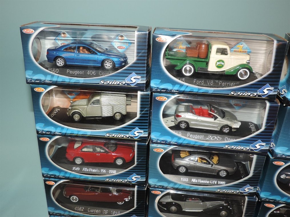 Solido 1:43 - 模型汽车  (15) - diverse miniatuurwagen solido - 在原始盒子里，比例1:43 #3.2