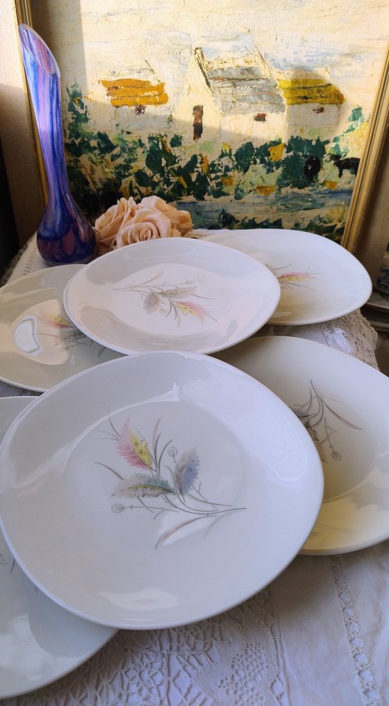 limoges - Table service for 6 (16) - Raynaud - Porcelain #4.3