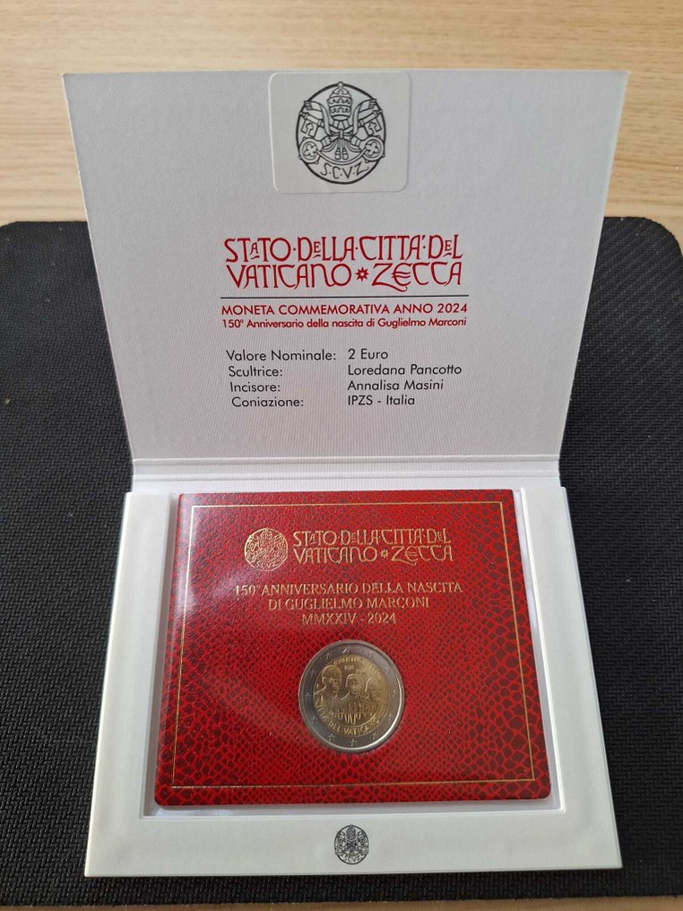 Βατικάνο. 2 Euro 2024 "Guglielmo Marconi" (χωρίς τιμή ασφαλείας) #1.0