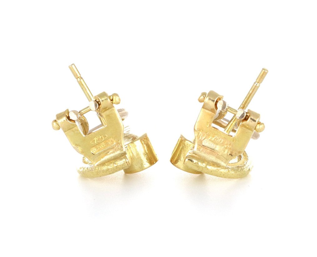 沒有保留價 - 耳環 - 18 克拉 黃金 -  0.30ct. tw. 鉆石 (天然)  #2.1