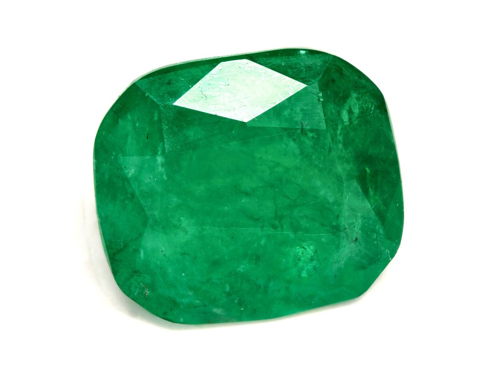 没有保留价 绿色, 蓝色 祖母绿  - 9.93 ct - 西班牙宝石学院（IGE） #3.2