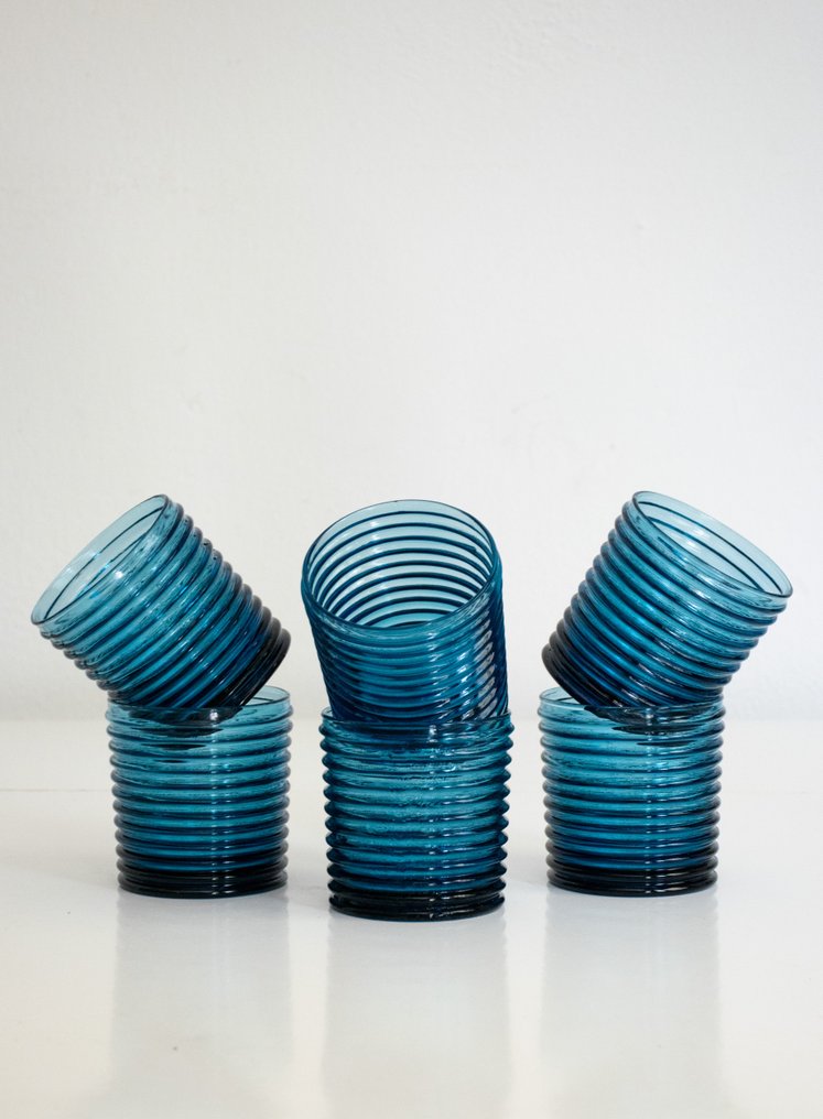 IVV Firenze - 饮具 - 免运费欧元区 - 穆拉诺玻璃 - 六件套眼镜 #4.3