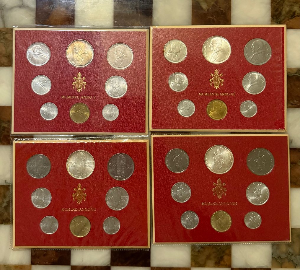 教廷. 保罗六世 (1963-1978). Serie divisionale 1963-1978 (17 set) #3.2