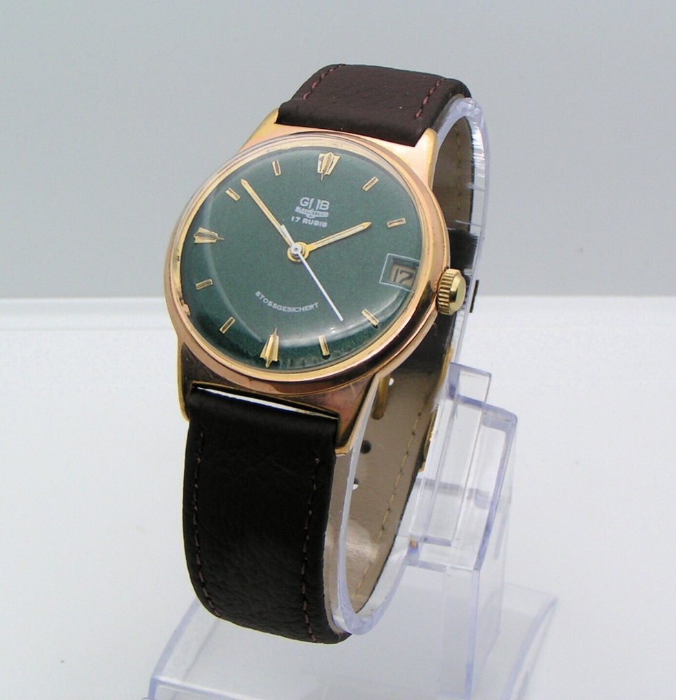 GUB Glashütte - Stossgesichert - cal. 69.1 - χωρίς τιμή ασφαλείας - Άνδρες - 1960-1969  #1.0
