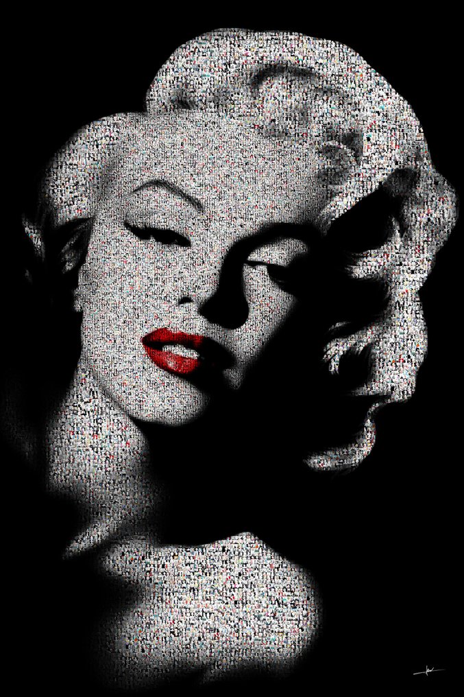 David Law - Crypto Marilyn VII 2.0- Format XL 60x90 #1.0