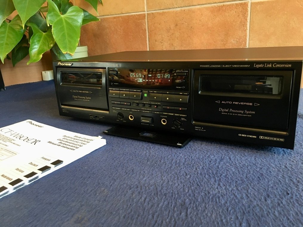 Pioneer - CT-W806DR - DAC Digital DNR - HX PRO Μείκτης ήχου κασέτας #1.0