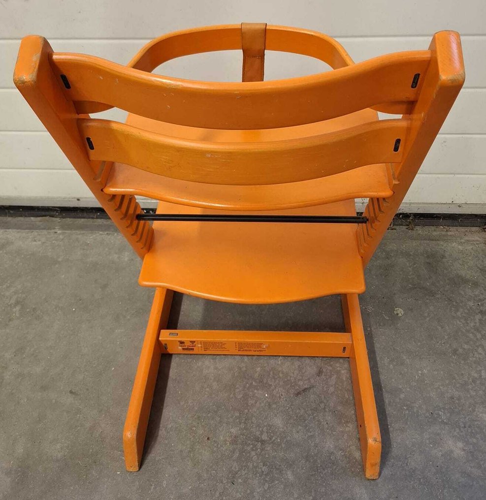 Peter Opsvik - 椅子 - Tripp Trapp - 山毛榉漆 - 原装的橙色 #4.3