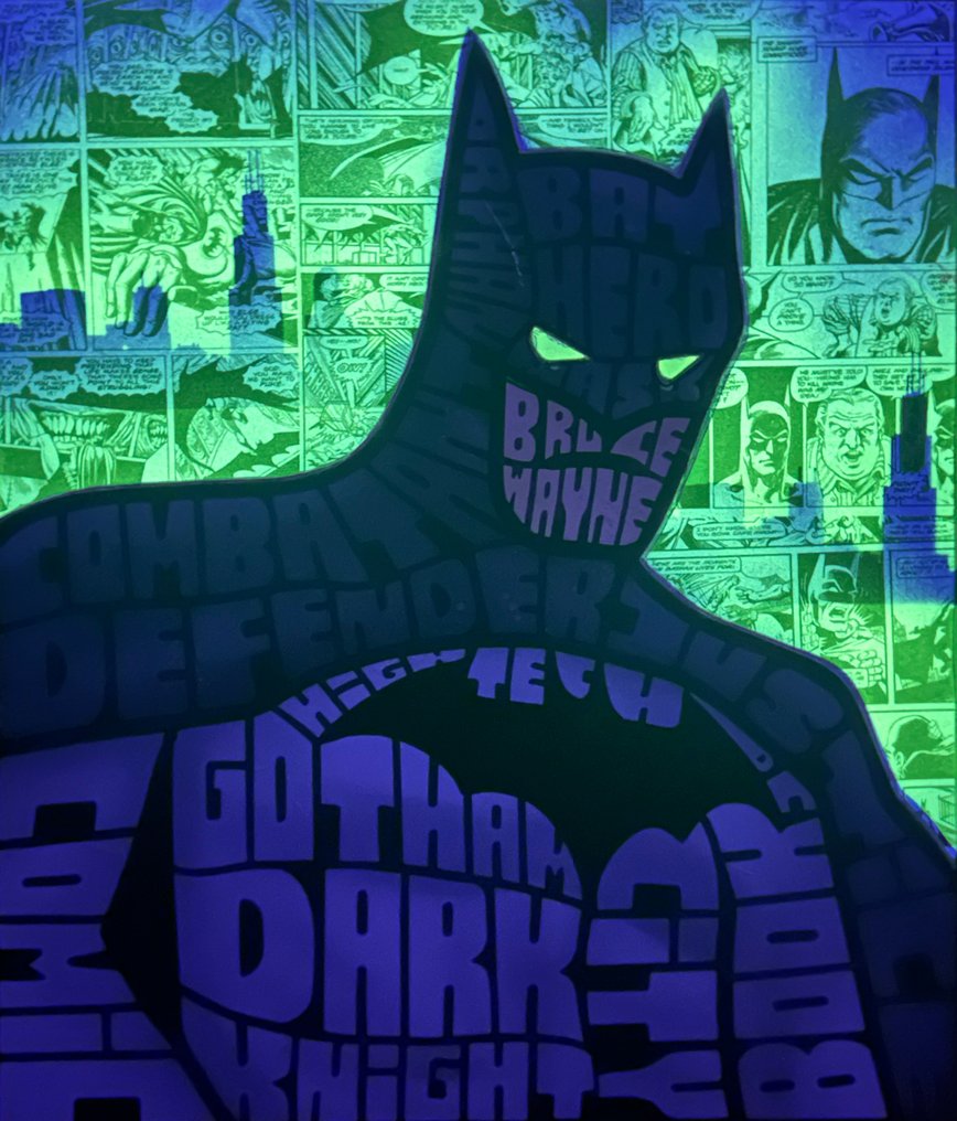 CMON - The Graff'Racters : OldSchool Batman Phosphorescent ( Glow In Night ) #1.0