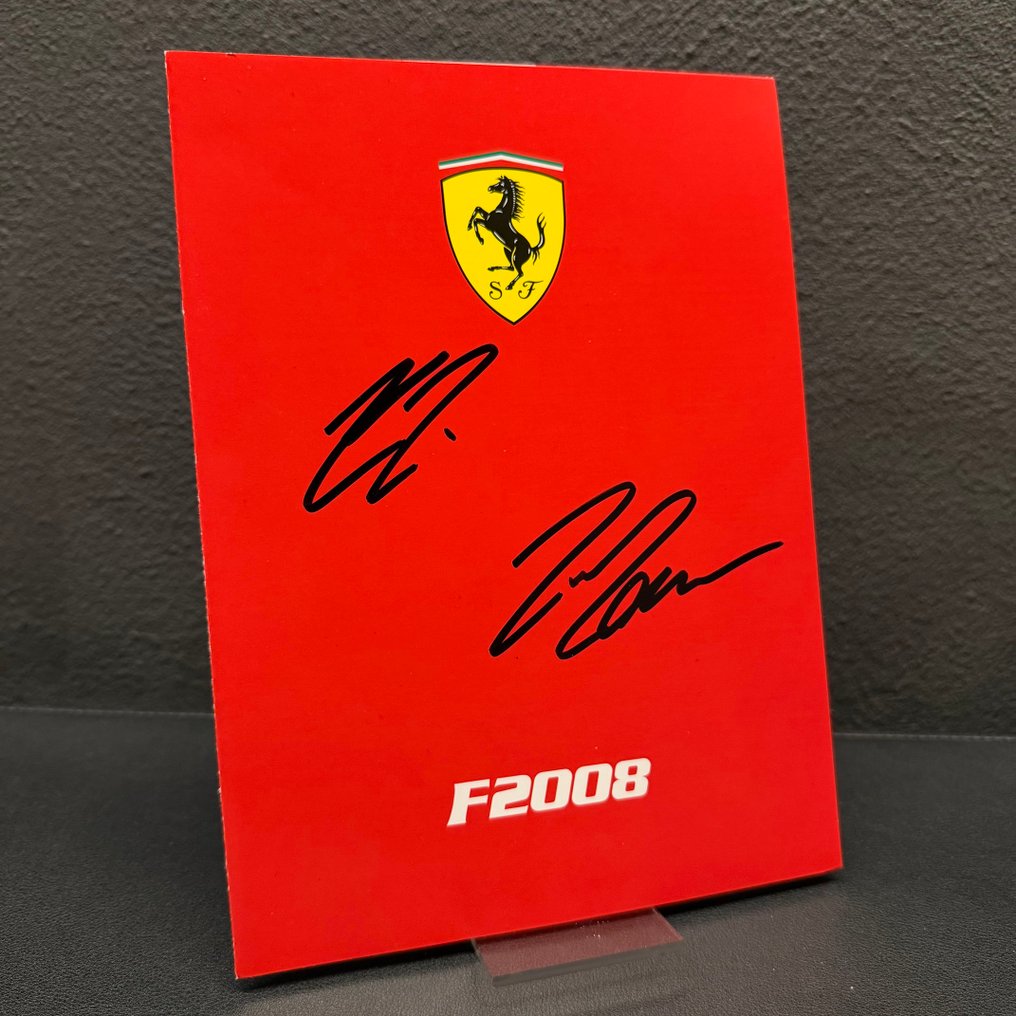法拉利 - Unveling F2008 - Kimi Raikkonen - Felipe Massa - 2008 - 小册子  #1.0