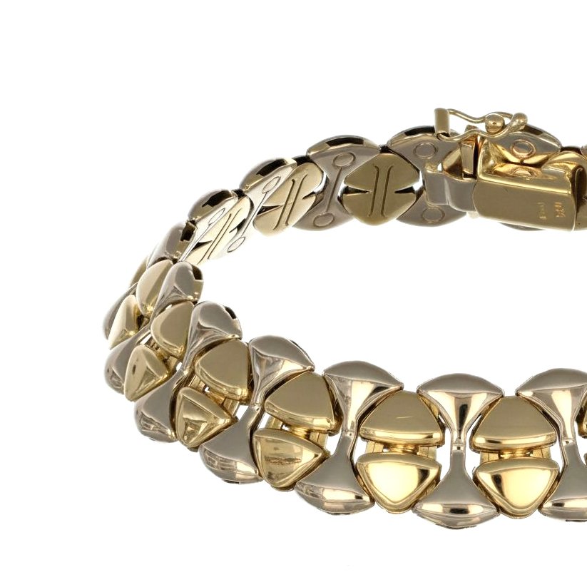 Brățară - 18 ct. Aur galben, Aur alb #4.3