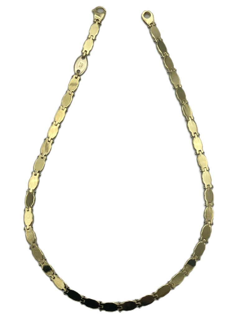 頸鏈 - 18 克拉 黃金, 白金 #2.1