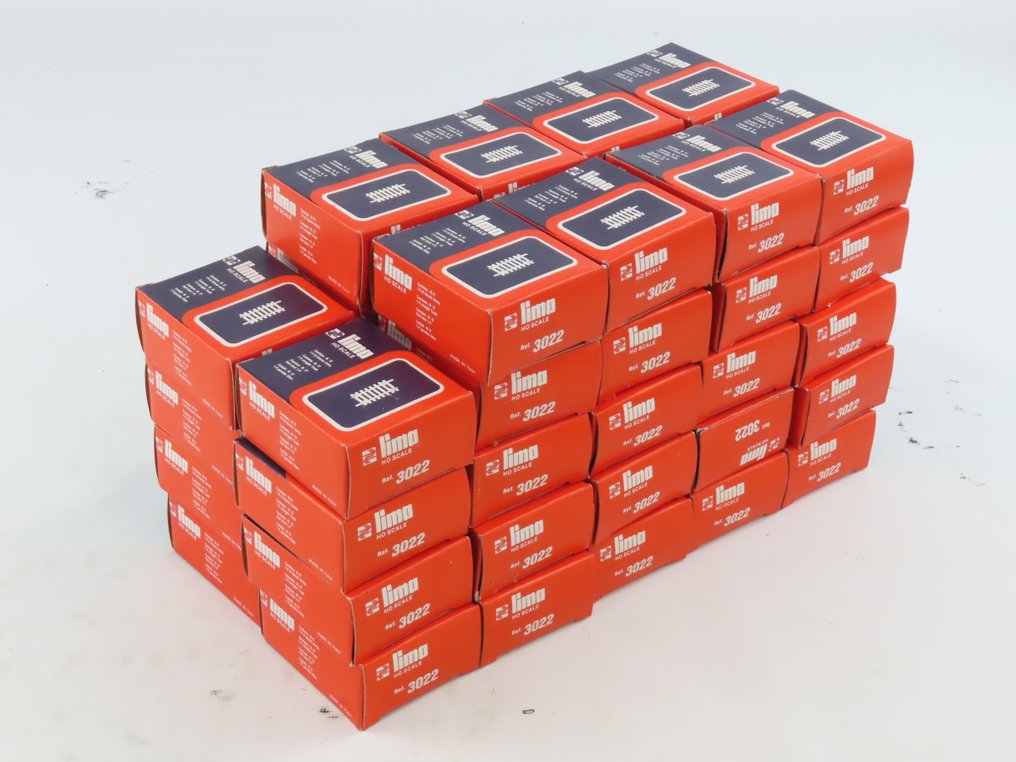 Lima H0 - 3022 - Modelltogspor (576) - Fullfør esker med 48 esker, hver med 12 stykker Rails på 55 mm, 576 stykker, 3 168 meter med rails. #1.0