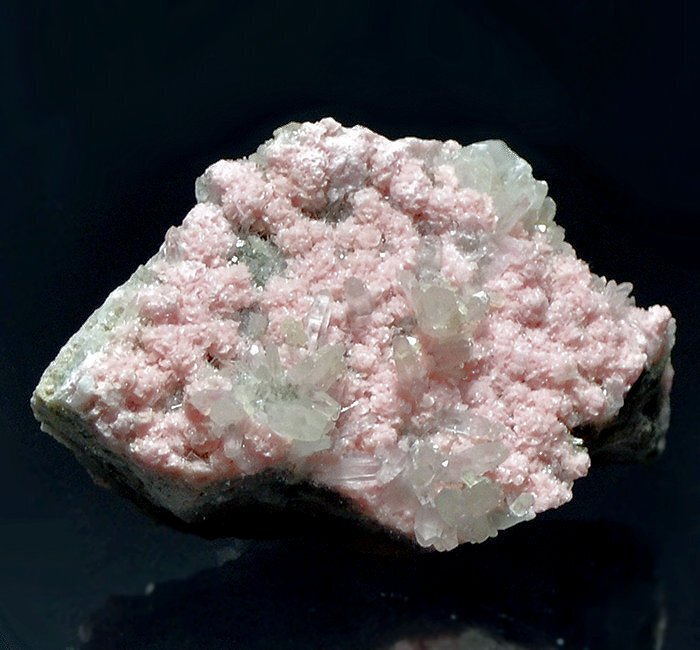 Ροδοχρωσίτης Κρύσταλλοι στη μήτρα - Ύψος: 3.5 cm - Πλάτος: 7 cm- 130 g #2.1