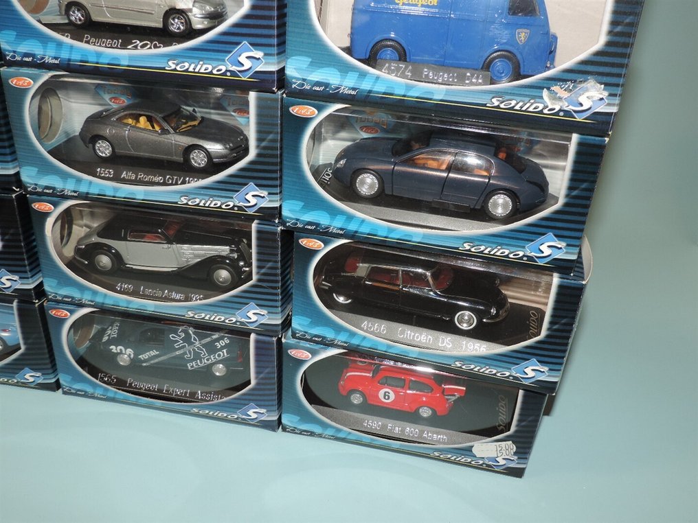 Solido 1:43 - 模型汽车  (15) - diverse miniatuurwagen solido - 在原始盒子里，比例1:43 #1.0