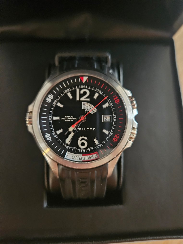 Hamilton - Khaki Navy GMT - χωρίς τιμή ασφαλείας - H77555335 - Άνδρες - 2000-2010  #1.0