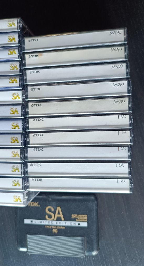 24 cassette K7- TDK SA (X) 90 chromé Cassette audio K7 1990'S - Ηχητικά κασετόφωνα Άδεια κασέτα ήχου - Πολλαπλά μοντέλα #2.1
