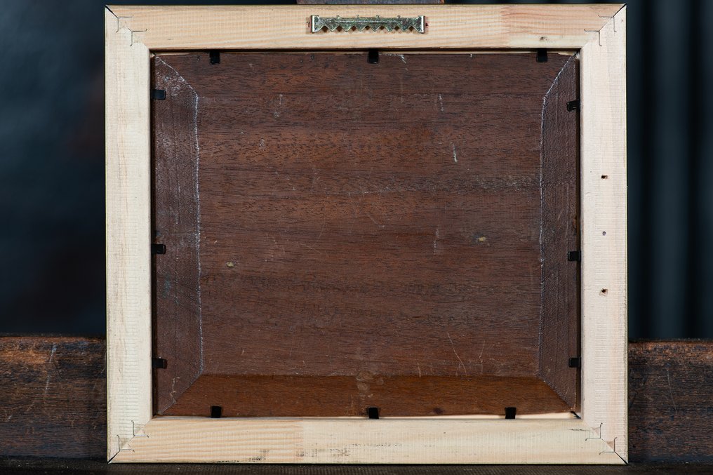 Jacob Maris (1837-1899), Krąg - Vissersbootje op een Beekje (NO RESERVE) #2.1