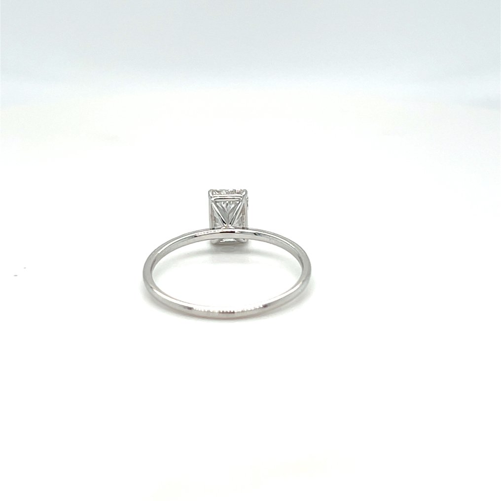 χωρίς τιμή ασφαλείας - Δαχτυλίδι - 14 καράτια Λευκός χρυσός -  1.03ct. tw. Διαμάντι (Εργαστηριακής καλλιέργειας) #4.3