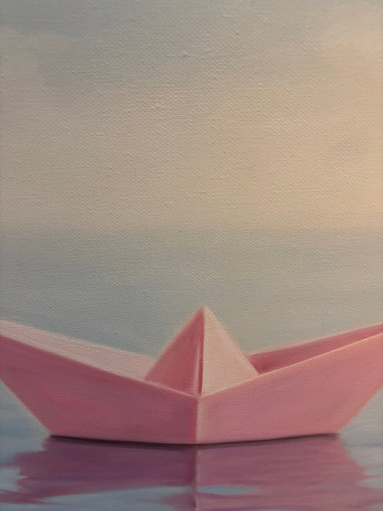 Charlie - Pink paper boat #3.2