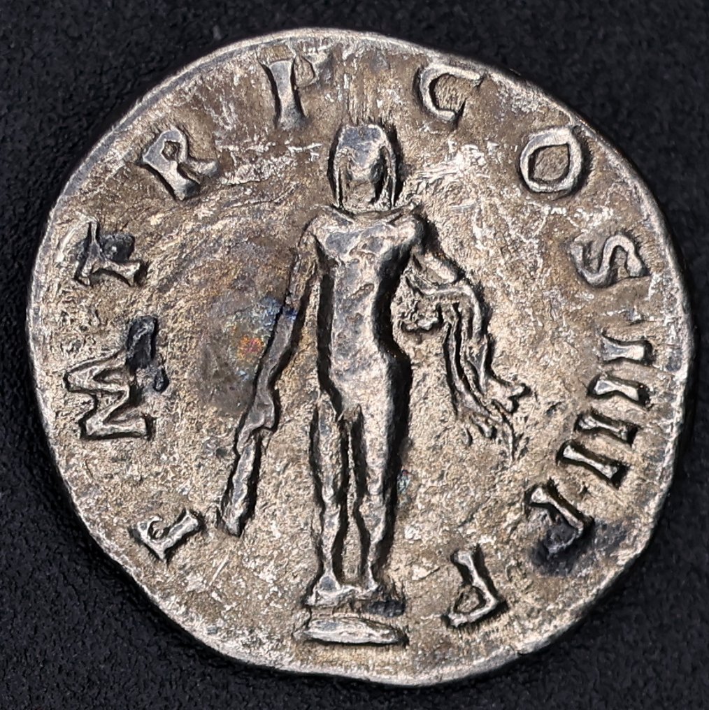 Ρωμαϊκή Αυτοκρατορία. Trajan (AD 98-117). Denarius Rom - Hercules #1.0