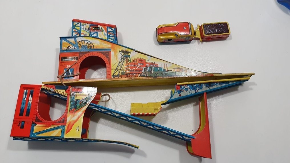 Technofix  - Παιχνίδι πίστα αυτοκινήτων - 294 Mechanically Operated Coal Mine, Boxed #4.3