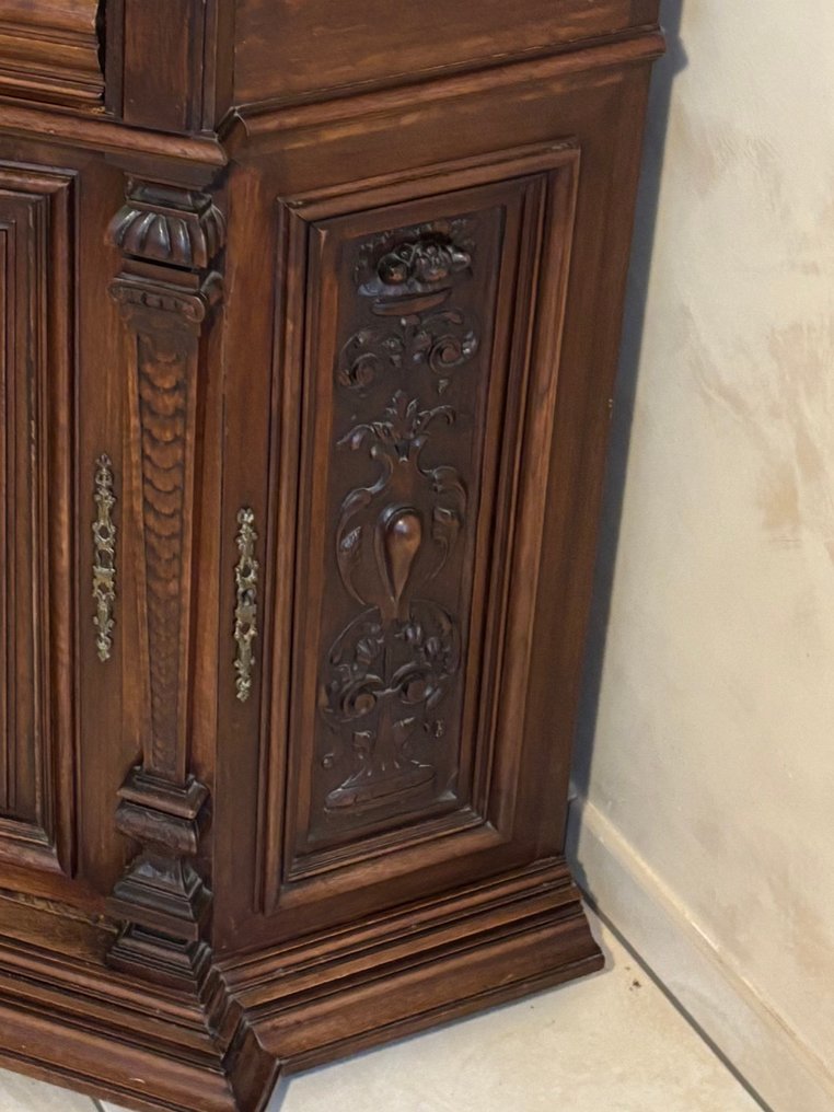 Skänk - Ek - Massivt ek hörnskåp #4.3