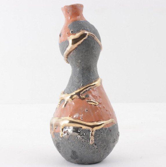 Βάζο - Πήλινα - Ιαπωνία - Βερνίκι (στυλ kintsugi) από τον Toru Ichikawa. #2.1