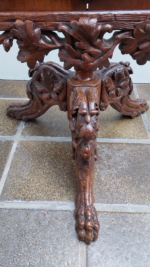 Skulptur, Paravan Black Forest - 135 cm - Eik - 1880 #1.0