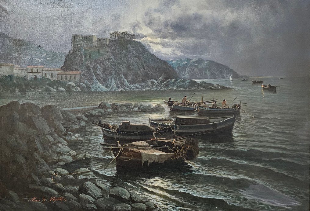 Mario Allegretti (1945) - Notturno sul mare #1.0